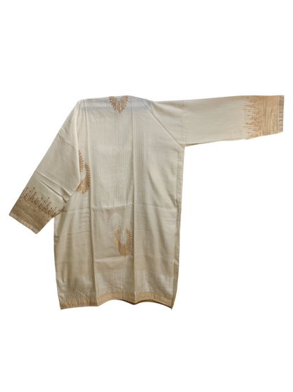 Semi Stitched Formal chanderi Suitset