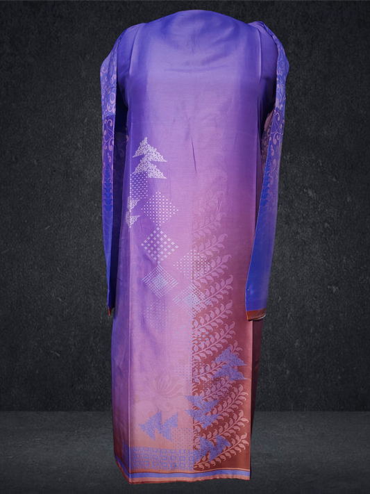 Semi Stitched Chanderi Kurta