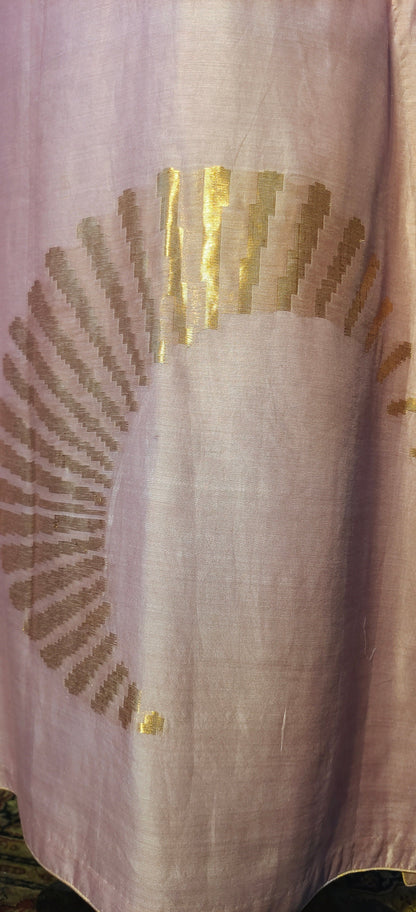 Stitched Chanderi Long Dress VISHAL KAPUR STUDIO