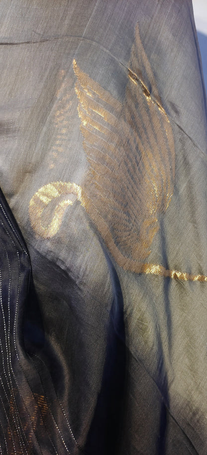 Semi Stitched Formal chanderi Suitset