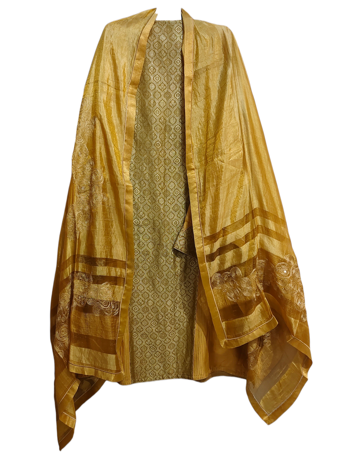 Semi Stitched Formal Chanderi Suitset