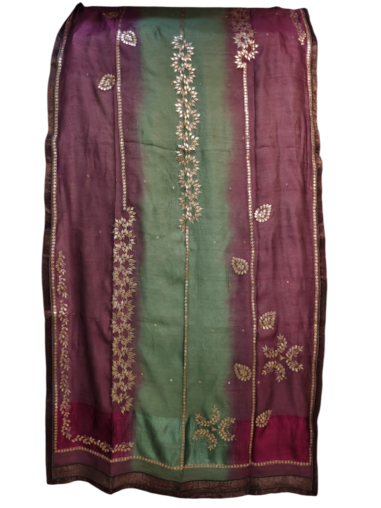Semi Stitched Chanderi Formal Suitset