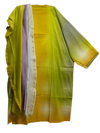 Semi Stitched Cotton Casual Suitset