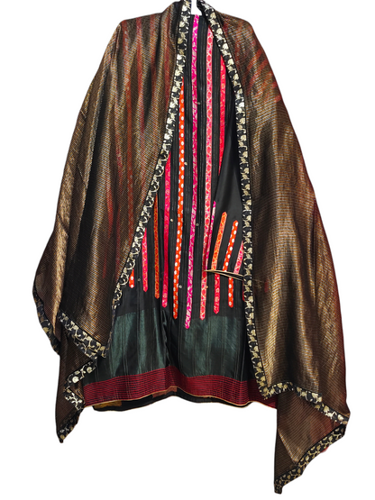 Semi Stitched Formal chanderi Suitset