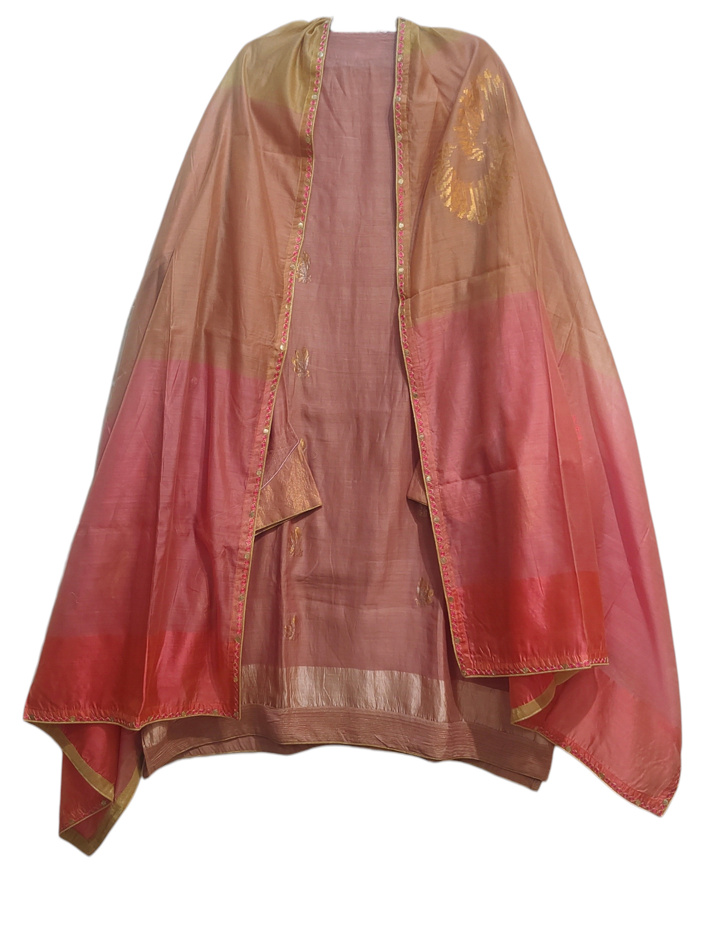 Semi Stitched Formal Chanderi Suitset
