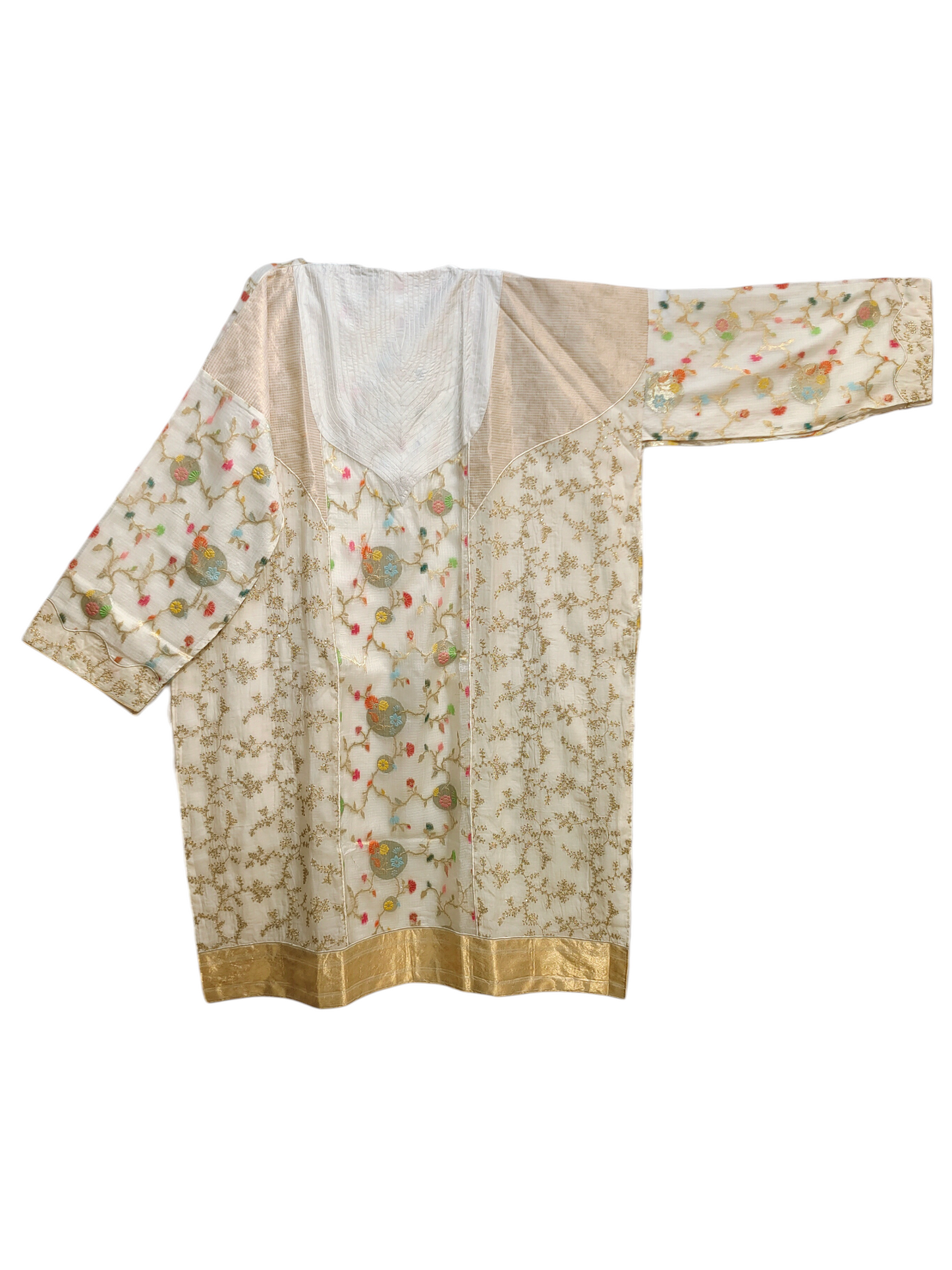 Semi Stitched Formal Kota silk Suitset