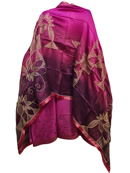 Semi Stitched Formal Chanderi Suitset