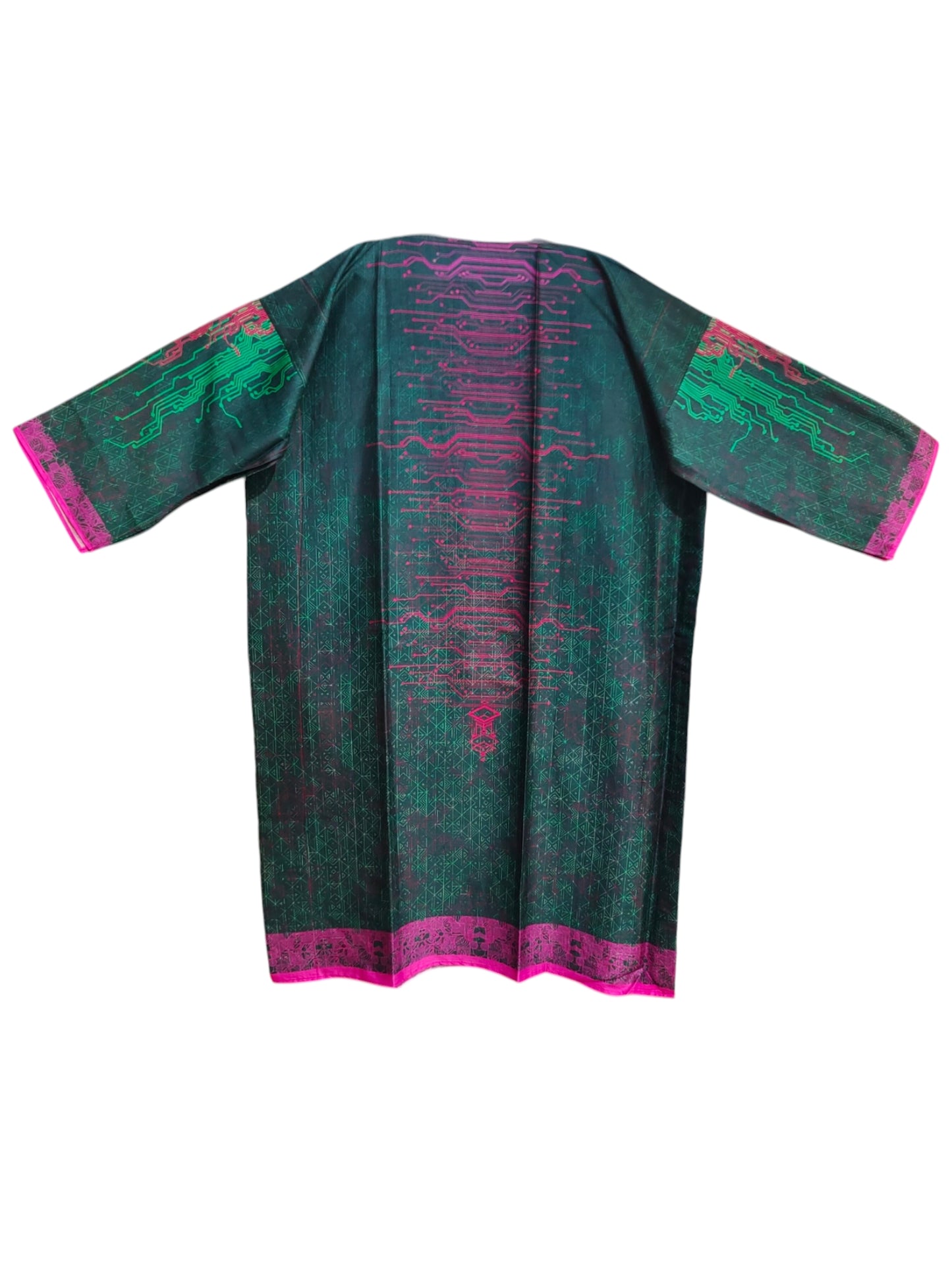 Semi Stitched Chanderi Casual Suitset
