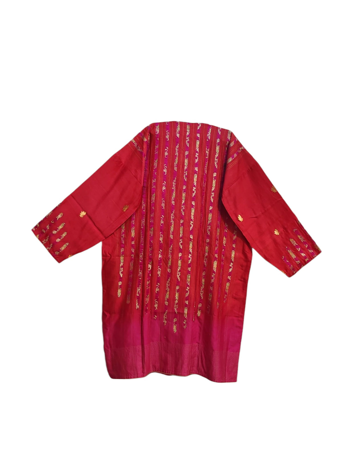 Semi Stitched Chanderi Formal Suitset