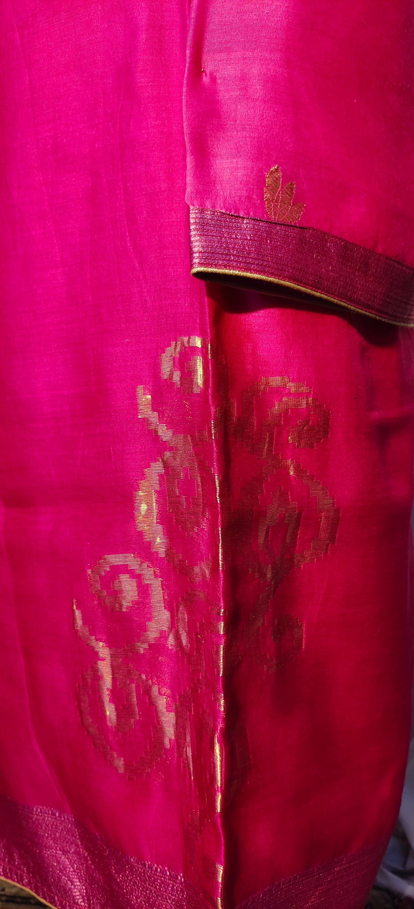 Semi Stitched Formal chanderi Suitset