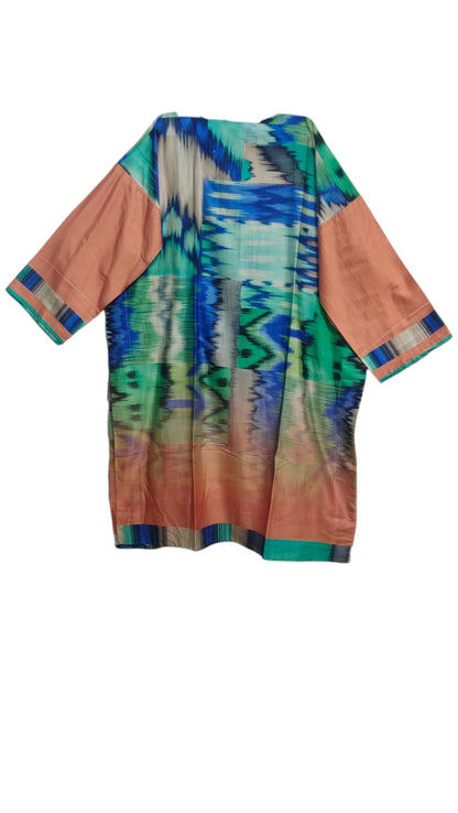 Semi Stitched Chanderi Casual Suitset