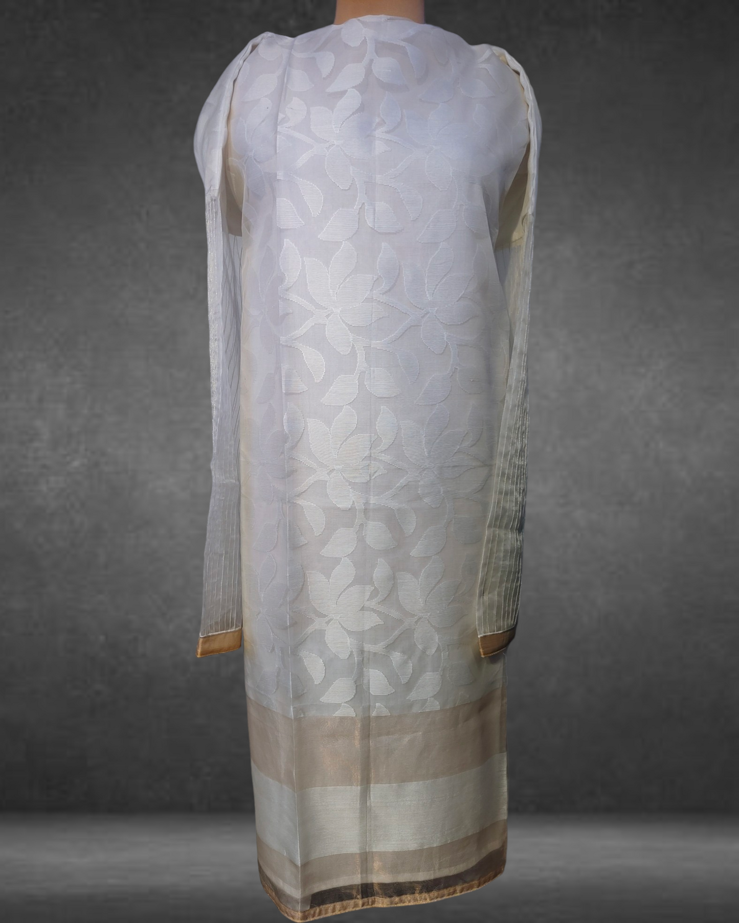 Semi Stitched Formal Chanderi suitset