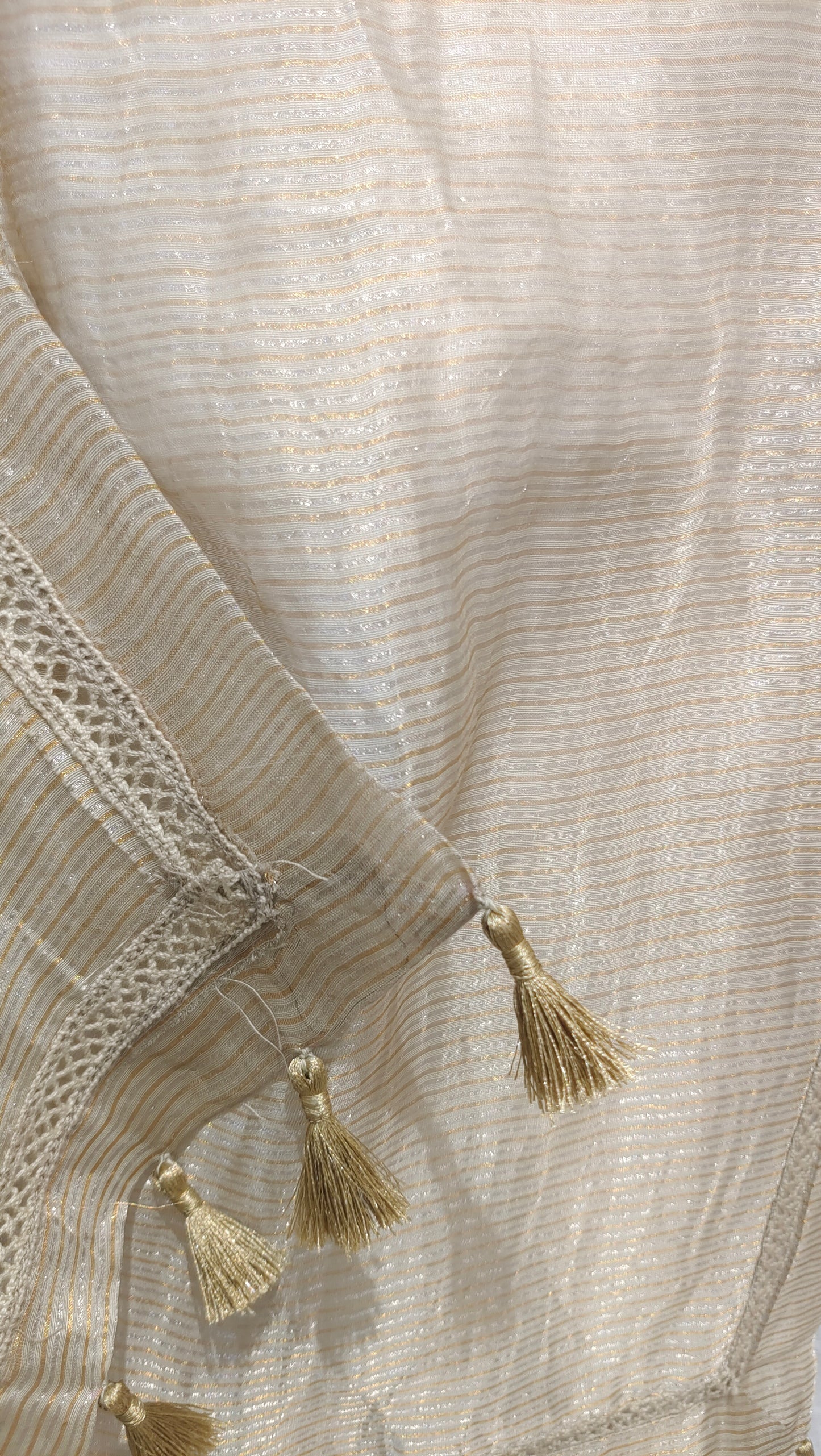 Semi Stitched Chanderi Formal Suitset