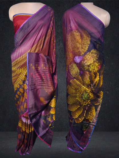 Casual Digital Printed Saree