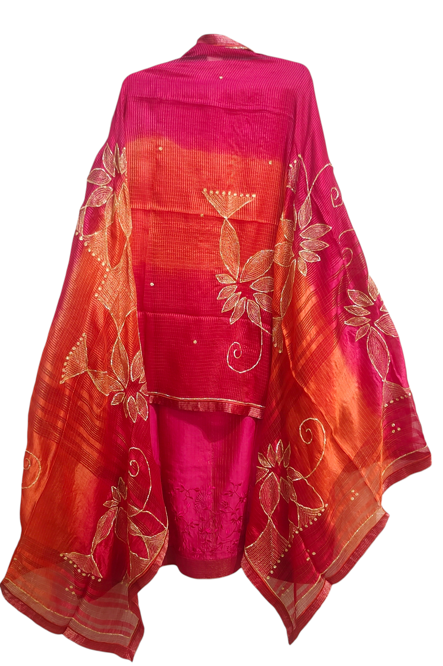 Semi Stitched Formal Chanderi Suitset