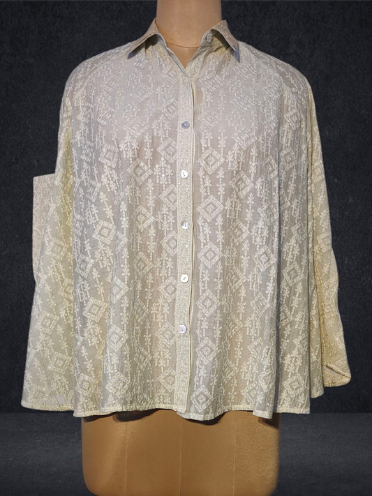 Stitched Embroidered Short Shirt VISHAL KAPUR STUDIO