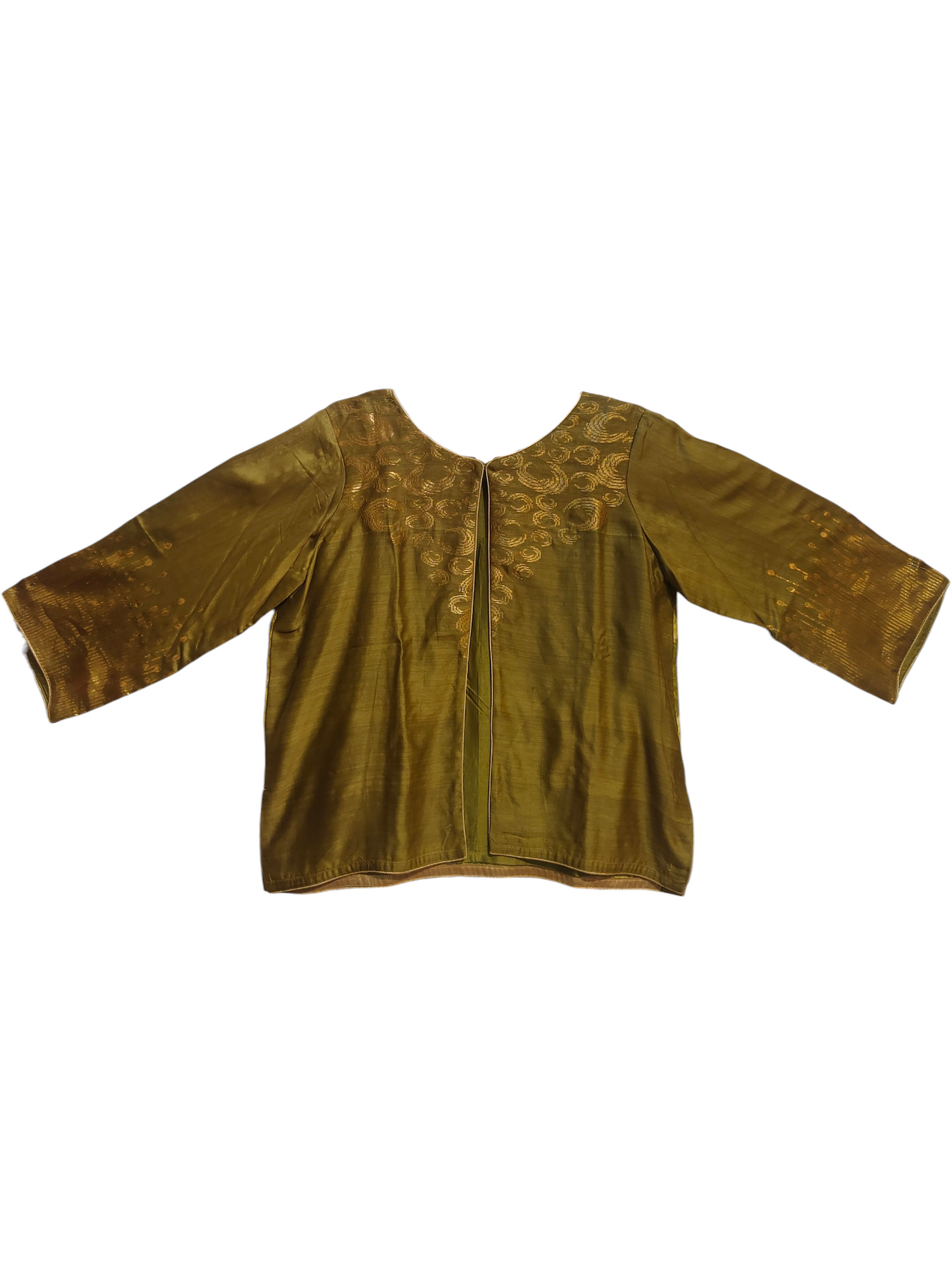 Formal chanderi Embroidered Indowestern set
