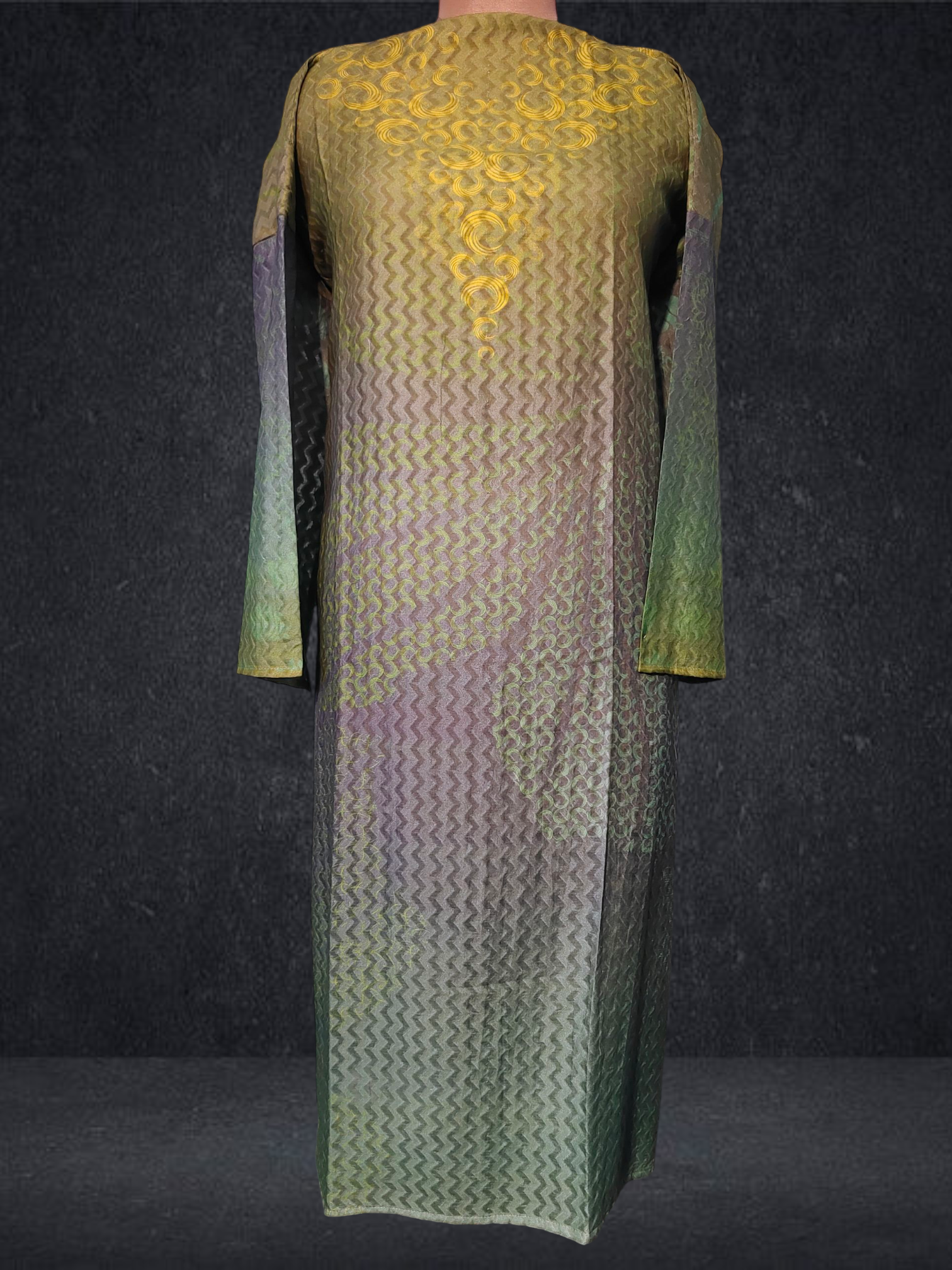 Semi Stitched Chanderi Kurta VISHAL KAPUR