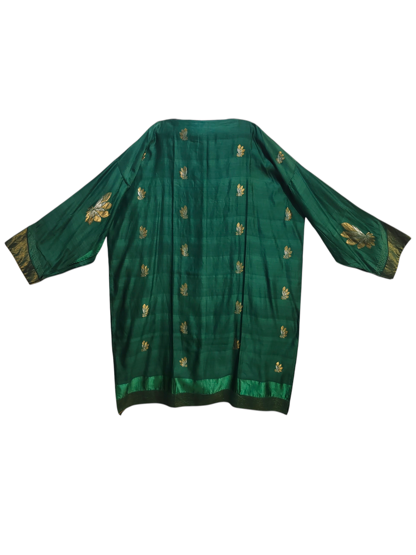 Semi Stitched Chanderi Formal Suitset