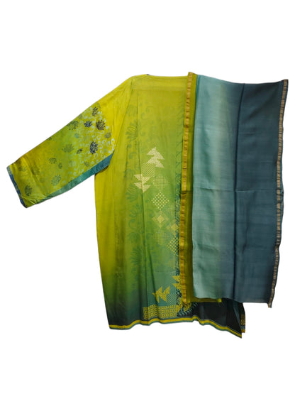 Semi Stitched Cotton Casual Suitset