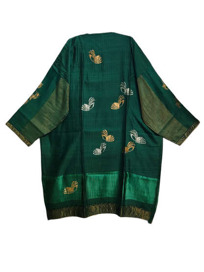 Semi Stitched Formal chanderi Suitset