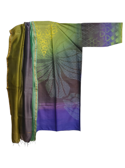 Semistitched Cotton lawn Casual Suitset