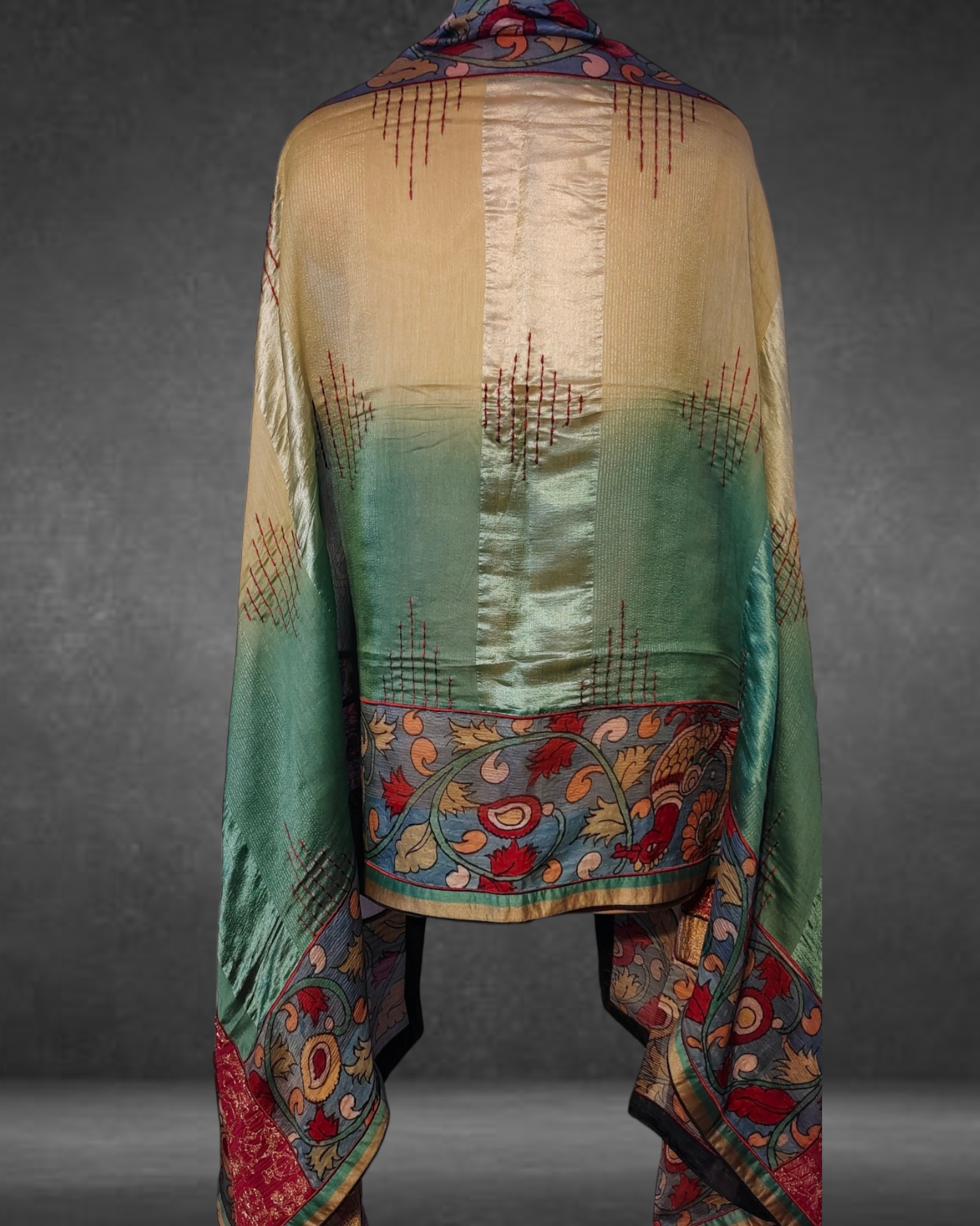 Semi Stitched Formal Chanderi Dupatta VISHAL KAPUR