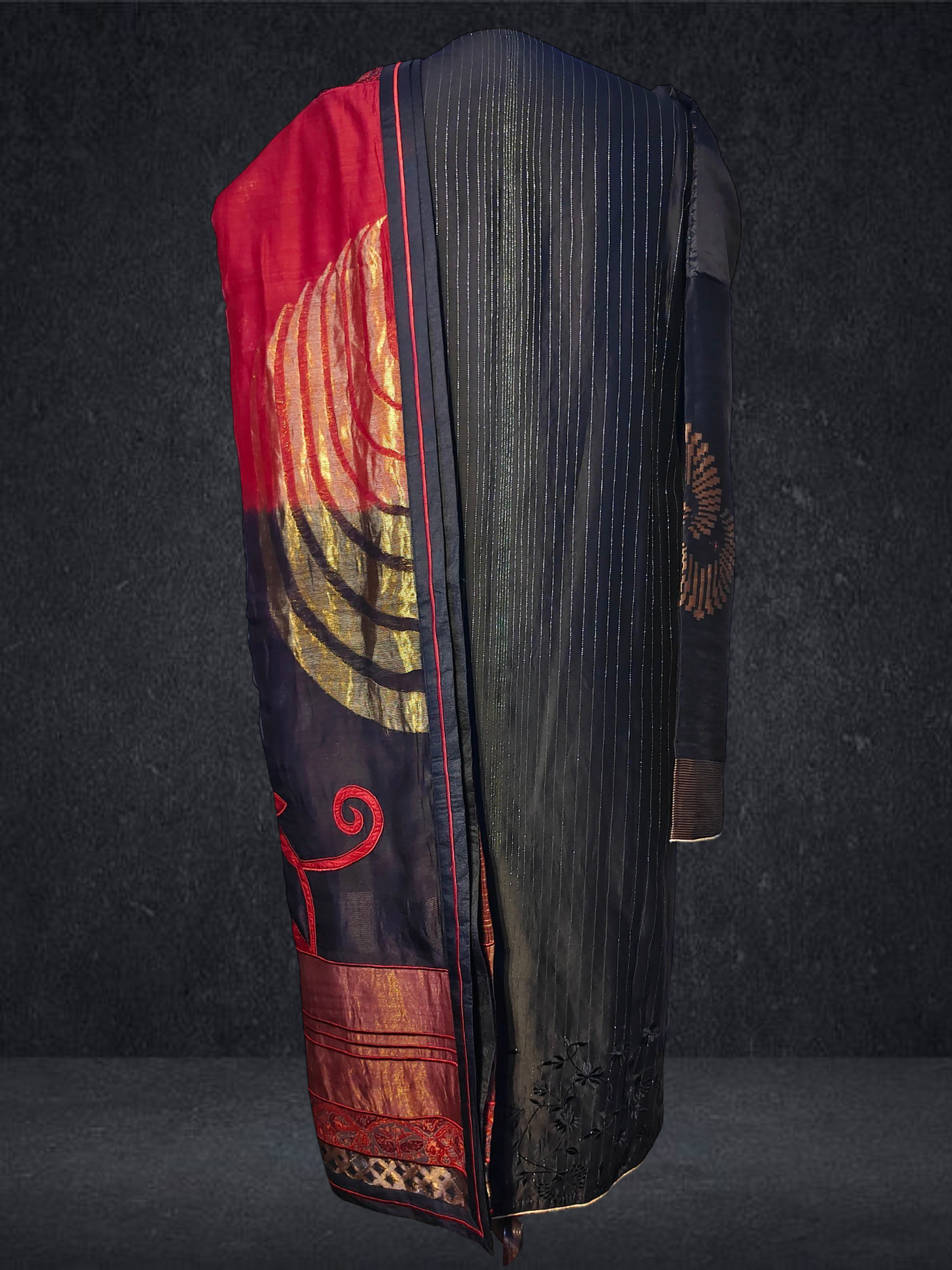 (Copy) Semi Stitched Formal chanderi Suitset VISHAL KAPUR