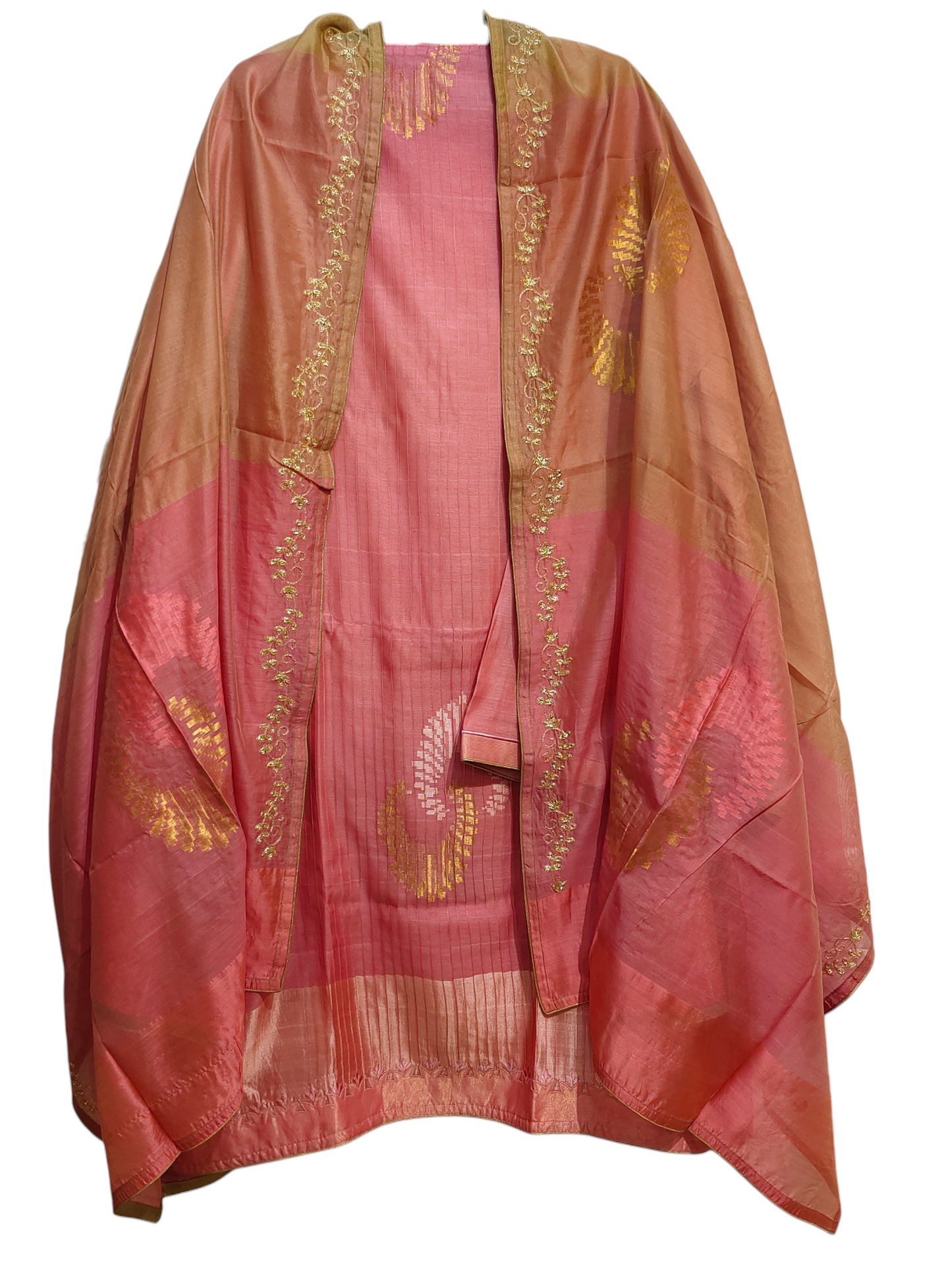 Semi Stitched Formal Chanderi Suitset
