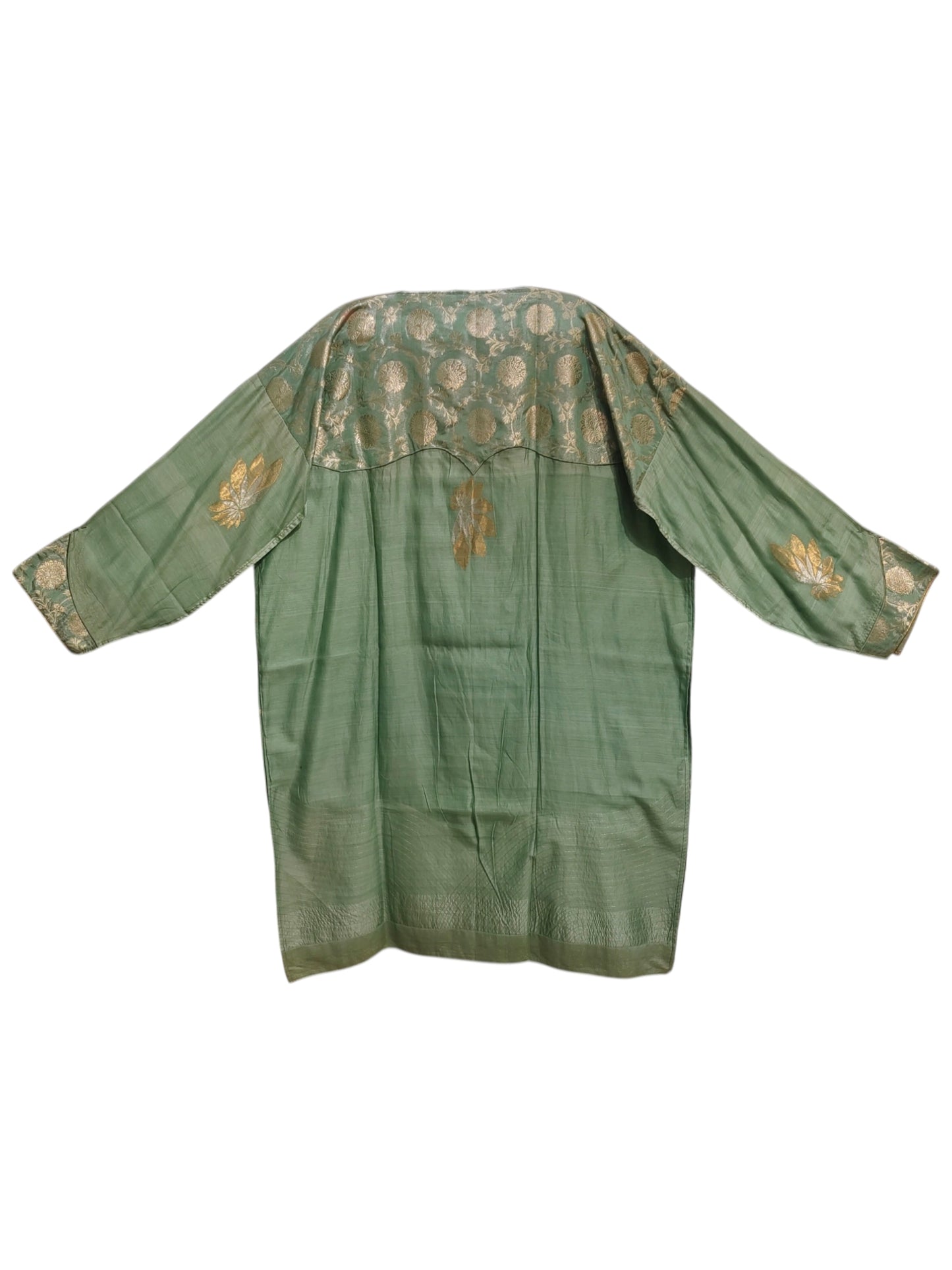 Semi Stitched Chanderi Formal Suitset