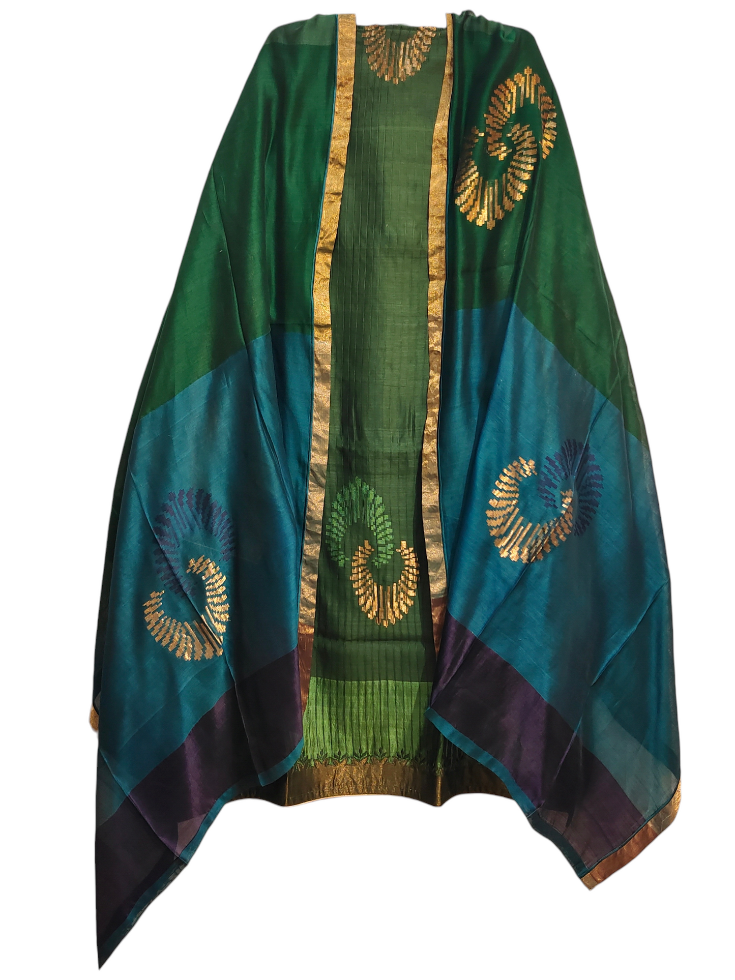 Semi Stitched Formal Chanderi Suitset