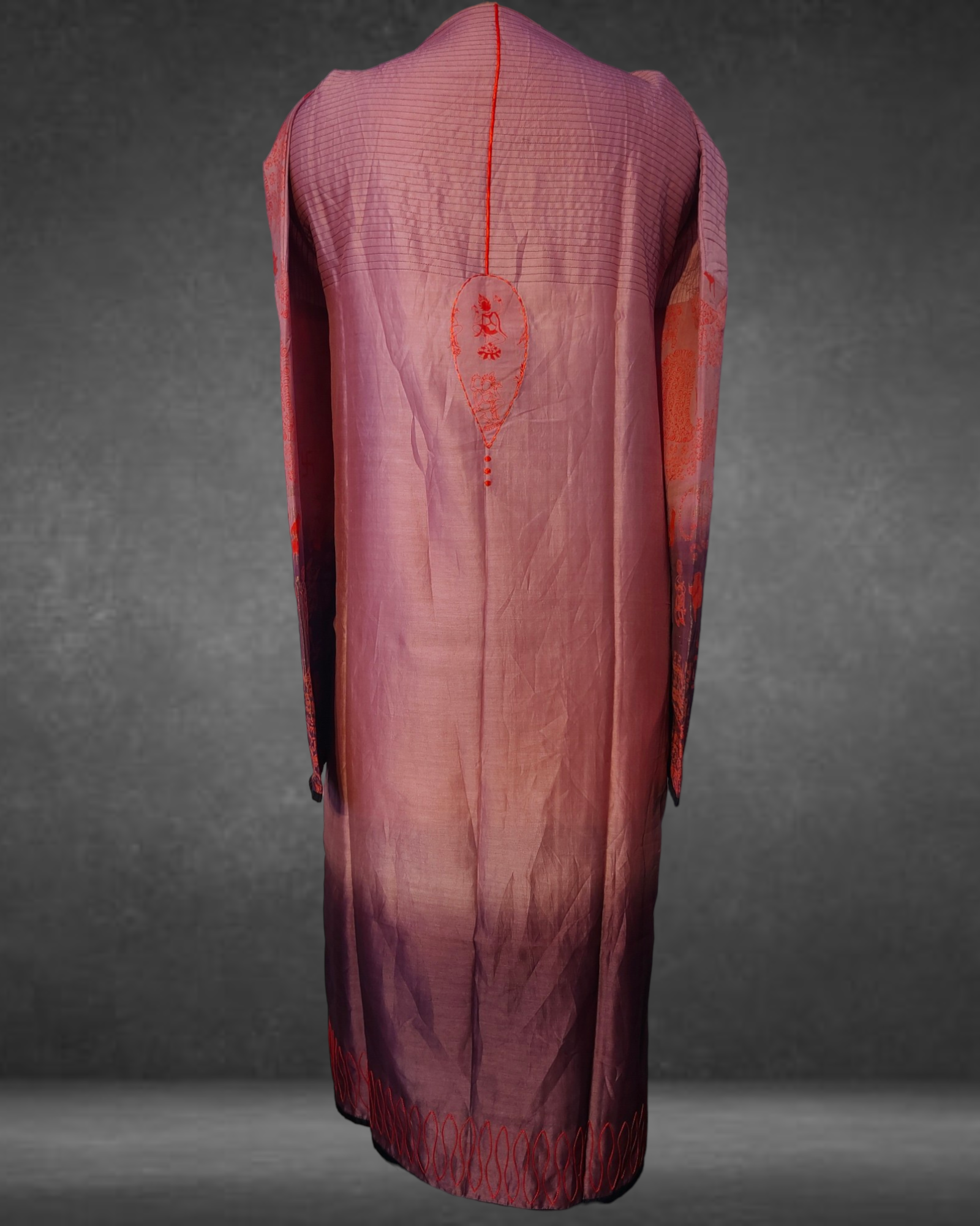 Semi Stitched Formal Chanderi kurta VISHAL KAPUR