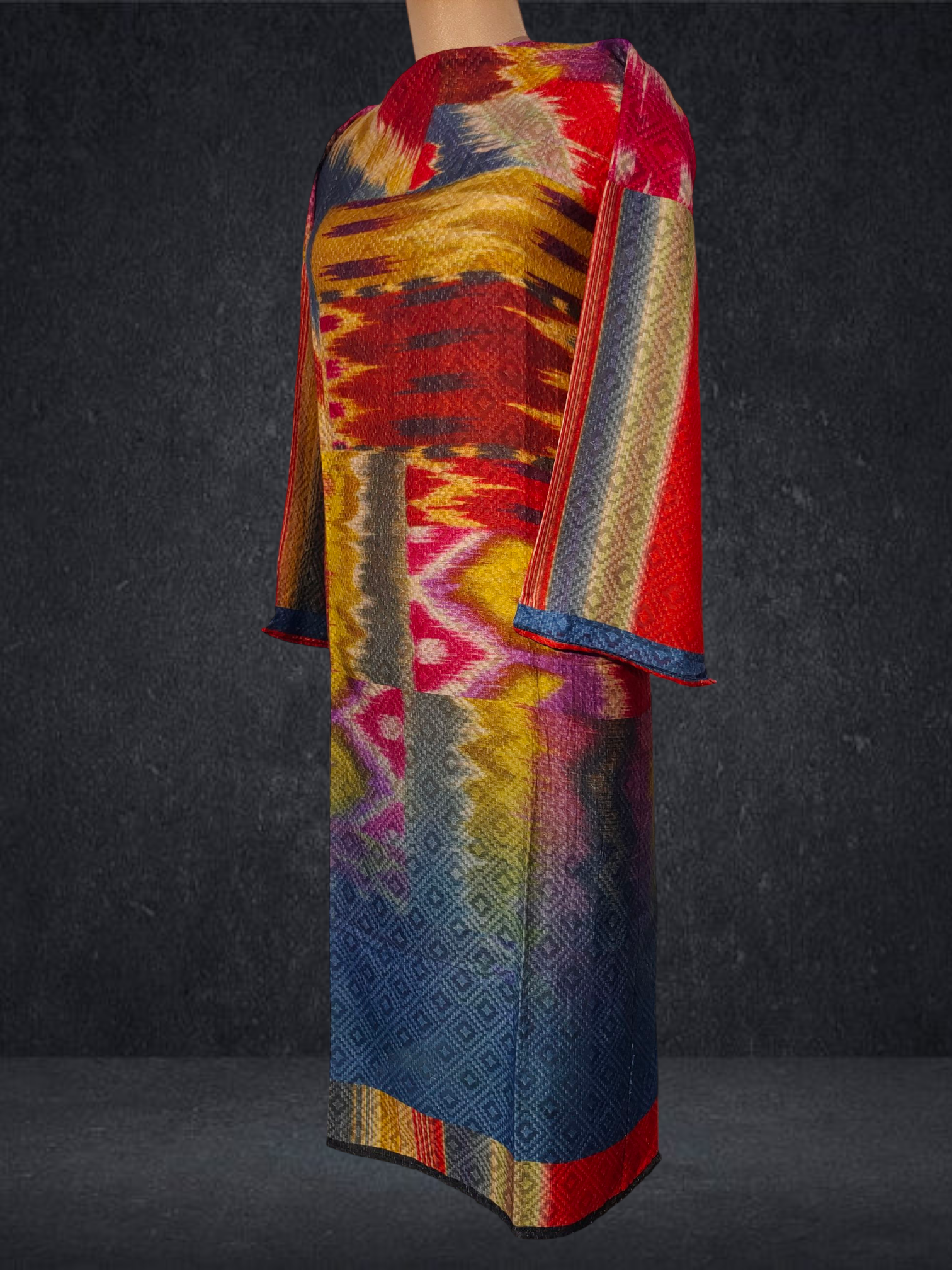 Semi Stitched Chanderi Casual Suitset VISHAL KAPUR
