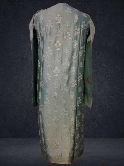 Semi Stitched Formal chanderi Suitset