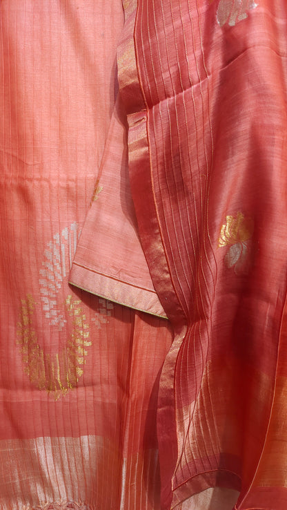 Semi Stitched Formal Chanderi Suitset