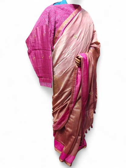 Formal Chanderi Zari Woven Saree