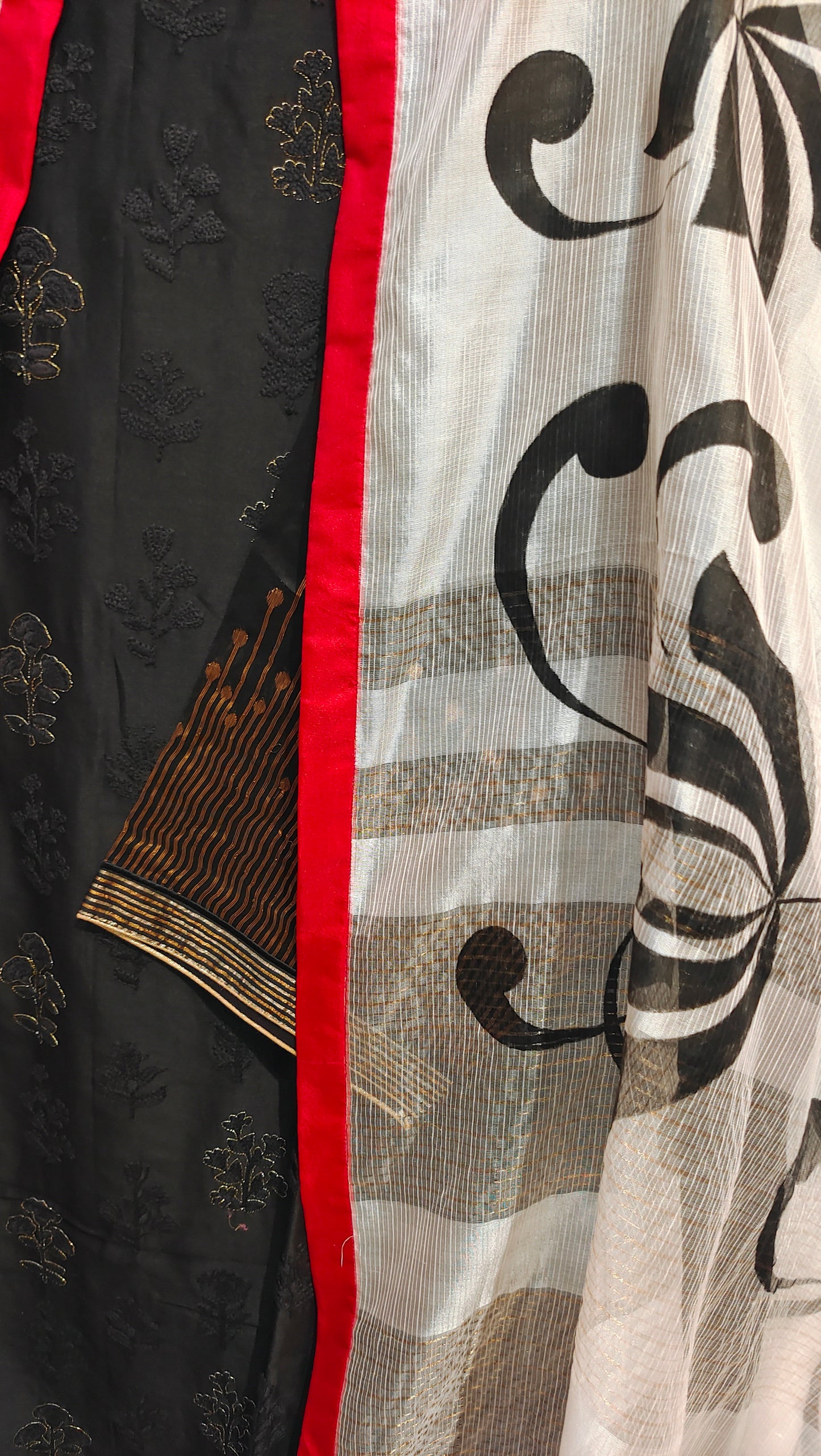 Semi Stitched Formal Chanderi Suitset