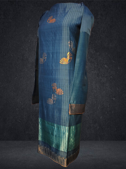 Semi Stitched Formal chanderi Suitset