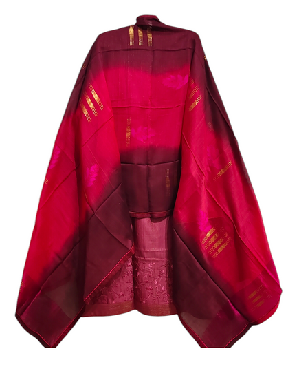 Semi Stitched Formal Chanderi Suitset