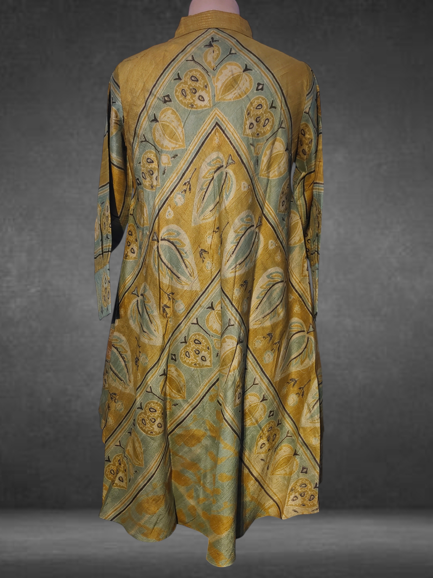 Silk Ajrakh Dress