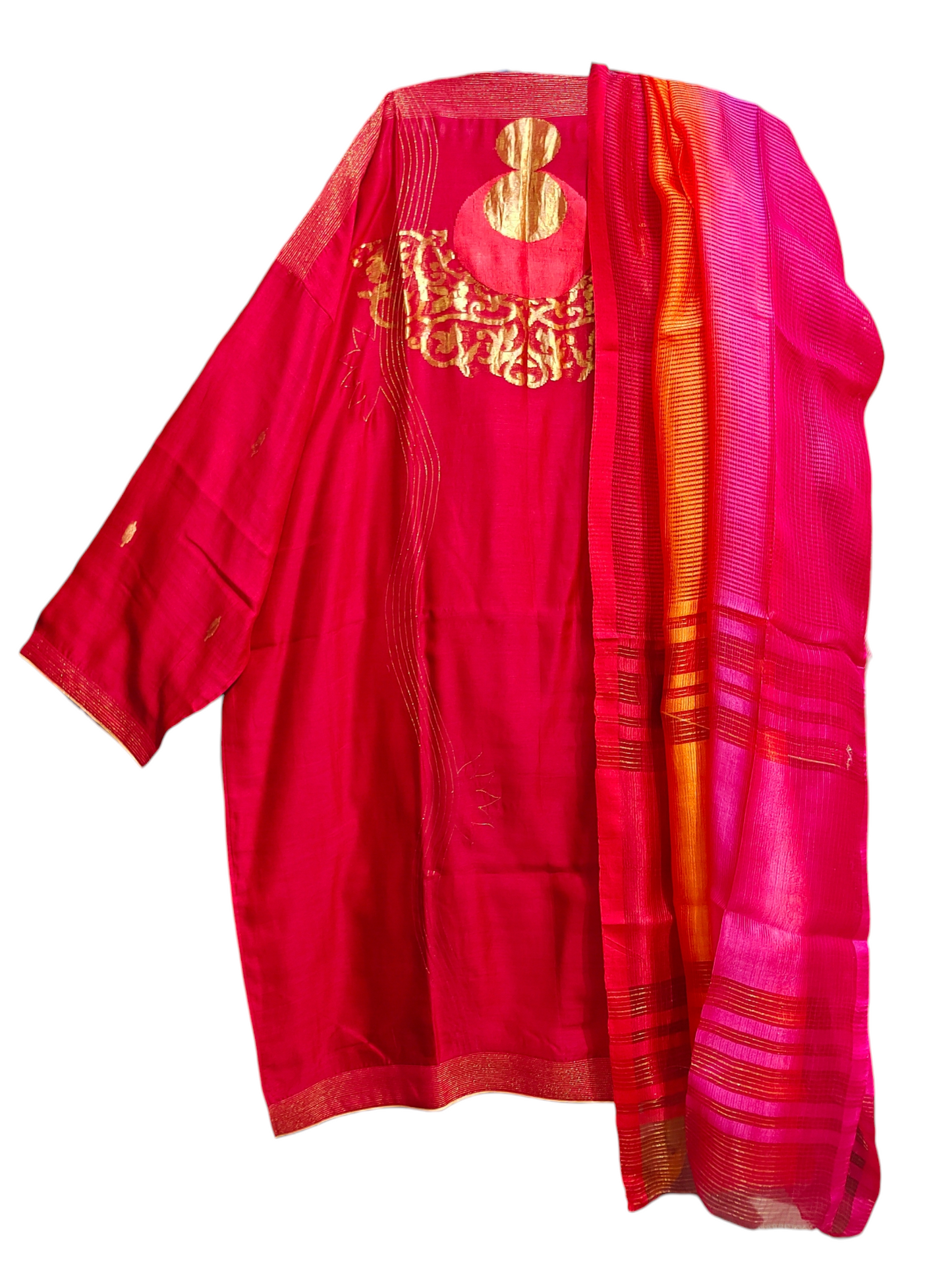 Semi Stitched Formal Chanderi Suitset