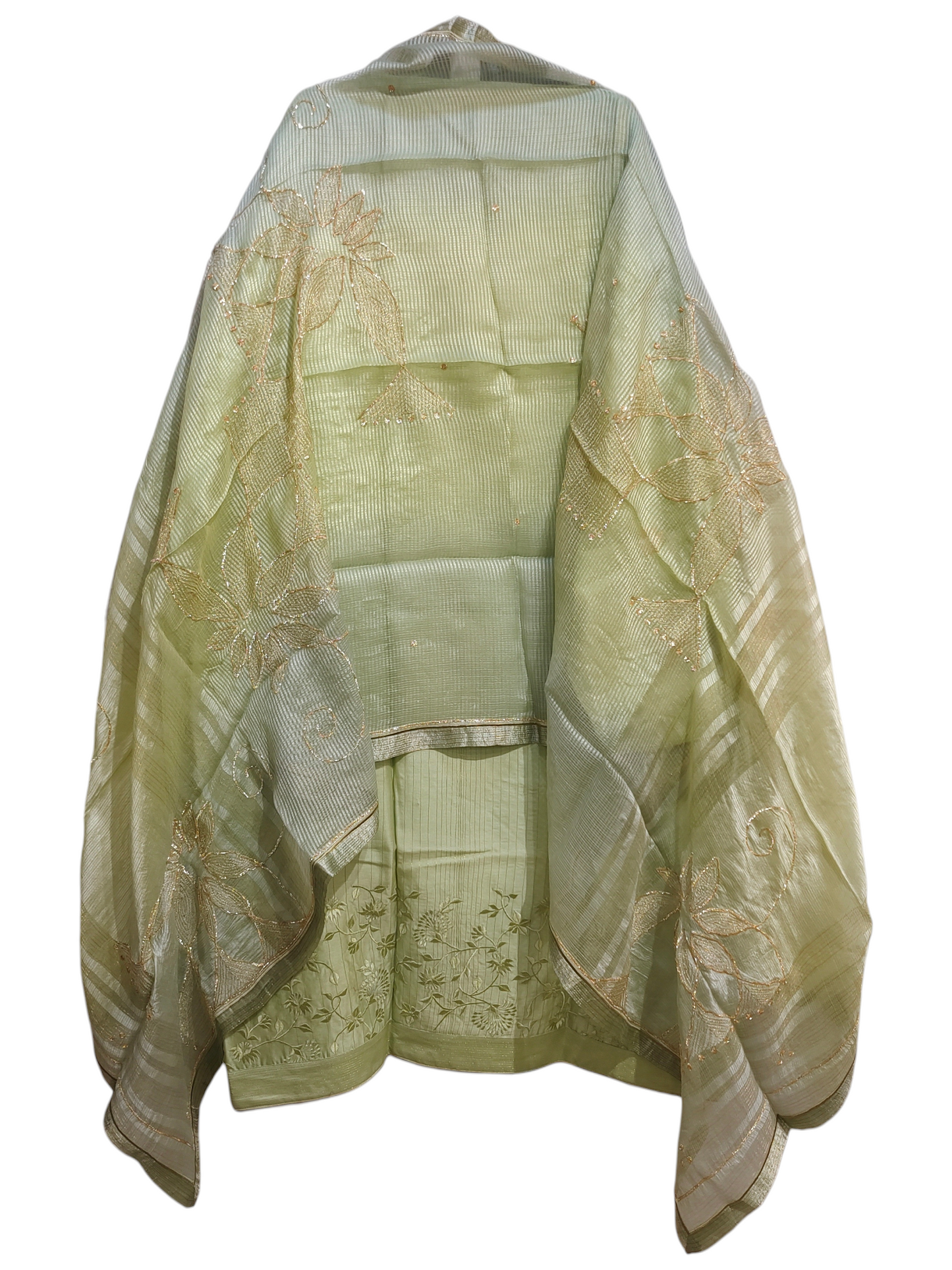 Semi Stitched Formal Chanderi Suitset