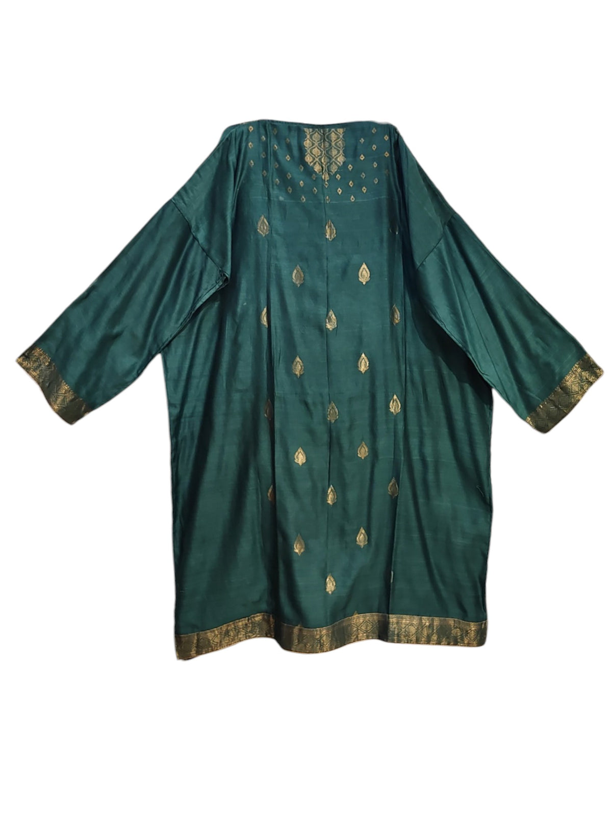 Semi Stitched Chanderi Formal Suitset