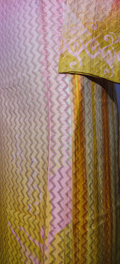 Semi Stitched Chanderi Casual Suitset VISHAL KAPUR