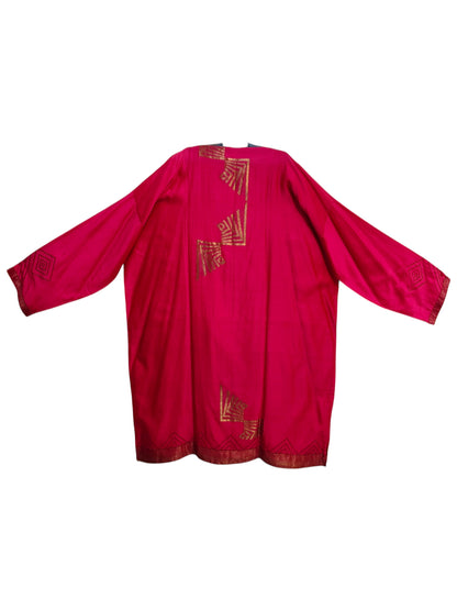 Semi Stitched Chanderi Formal Suitset