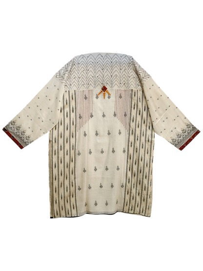 Semi Stitched Formal chanderi Suitset