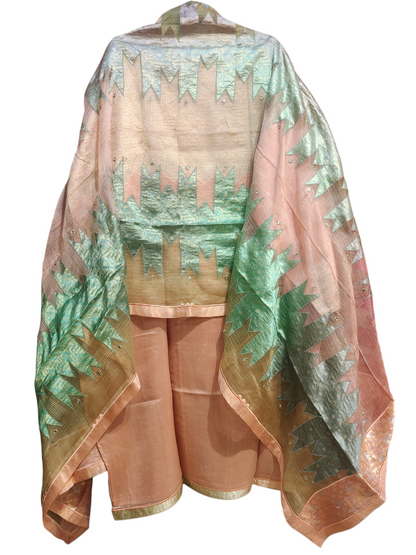 Semi Stitched Formal Chanderi Suitset