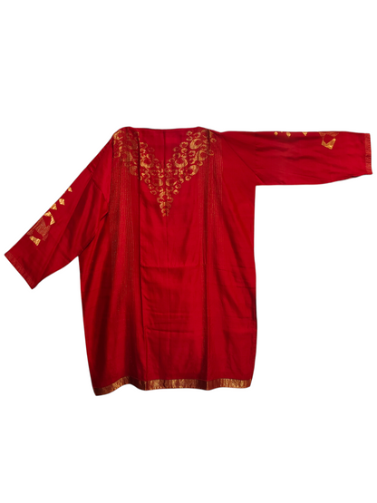 Semi Stitched Formal chanderi Suitset