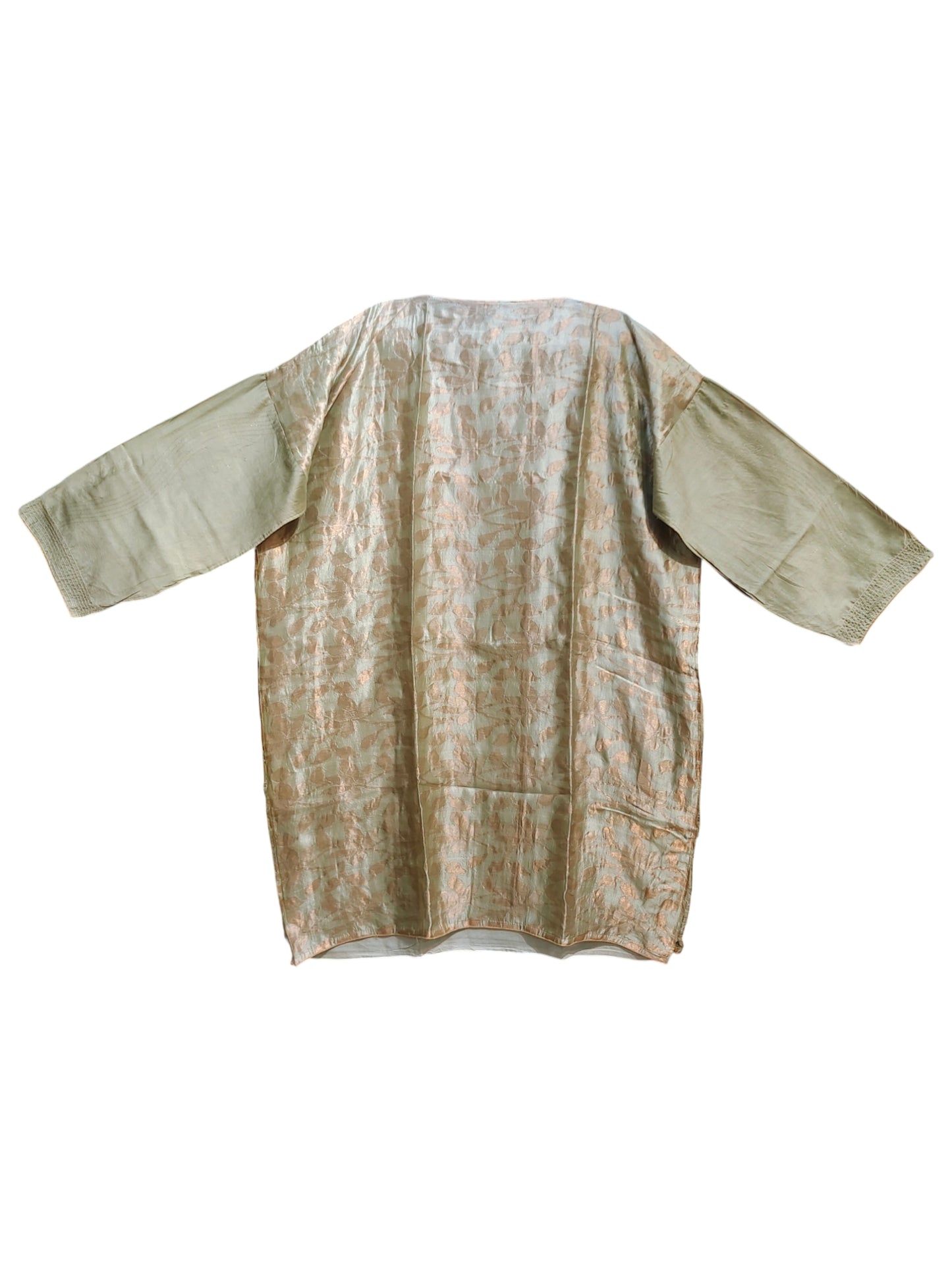 Semi Stitched Chanderi Formal Suitset