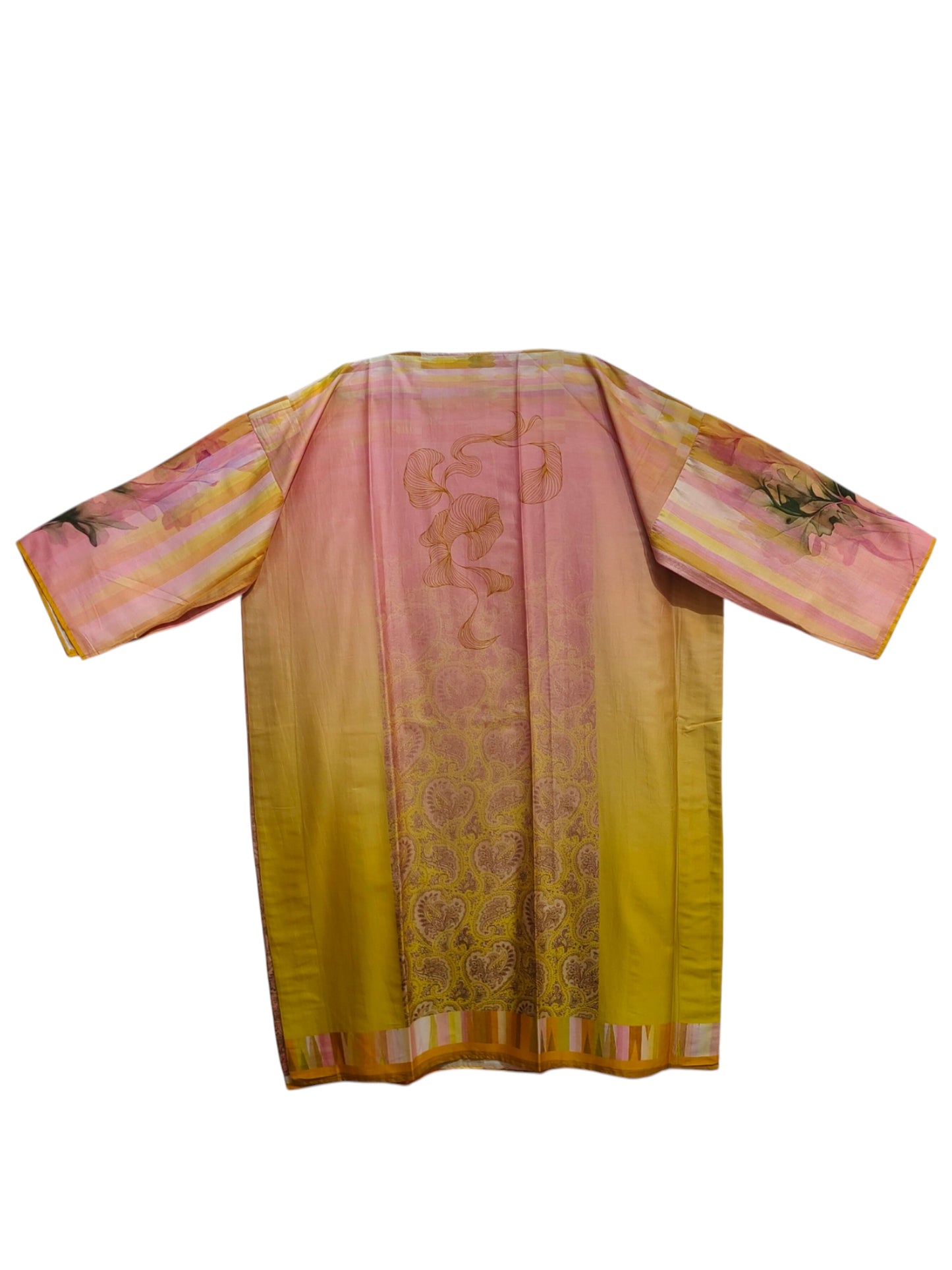 Semi Stitched Chanderi Casual suitset